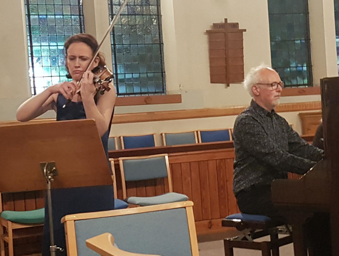 Miriam and Julian playing to HHMS